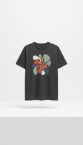 Graphic tee in rare violet - DRIPROAR