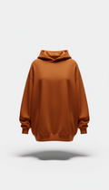 Oversized hoodie in drop orange - DRIPROAR
